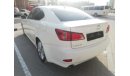 Lexus IS250 pearl white color