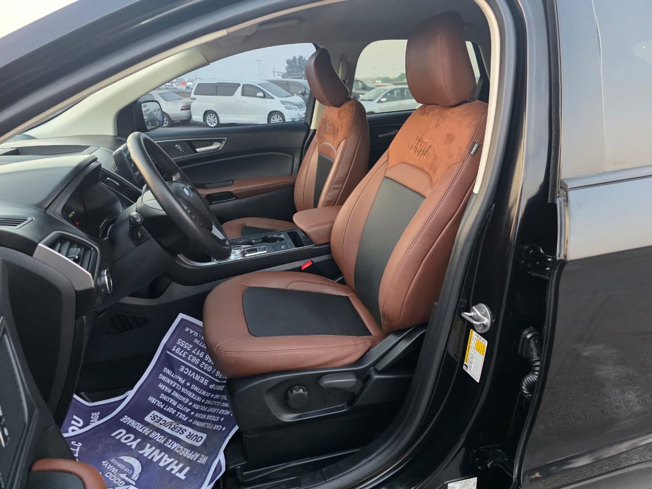 Ford Edge 2022 Model 2.0L turbo engine AWD , Push button and leathers