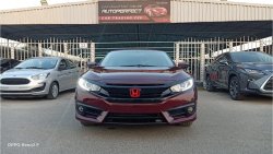 هوندا سيفيك Honda Civic S 2018Model GCC  39750 K.M 4 V Red Color Very Nice Car