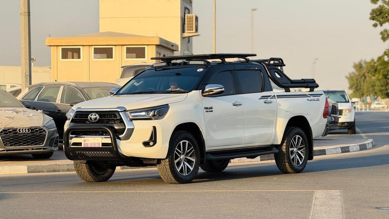 Toyota Hilux 2018 | DOUBLE CABIN | RHD | 2.8L DIESEL ENGINE | AUTOMATIC TRANSMISSION | RHINO ROOF RACK | NUDGE BA
