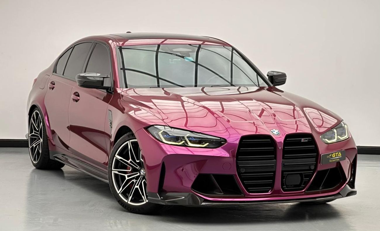 بي أم دبليو M3 2021 BMW M3 Competition, 03/2026 BMW Warranty, BMW Full Service History, Excellent Condition, GCC