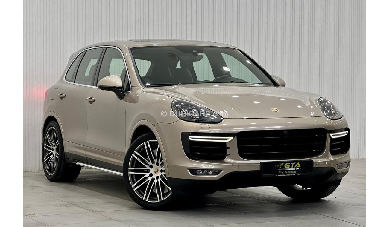 Porsche Cayenne 2016 Porsche Cayenne Turbo S, Warranty, GCC