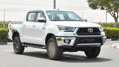 تويوتا هيلوكس GLS DIESEL ECTAGR003 – 2026 Toyota Hilux Double Cab High Options - 2.4L Diesel Manual 4wd – White w Black