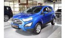 فورد ايكو سبورت 100% Not Flooded | Ecosport Trend | GCC Specs | Full Service History | Excellent Condition | Single 