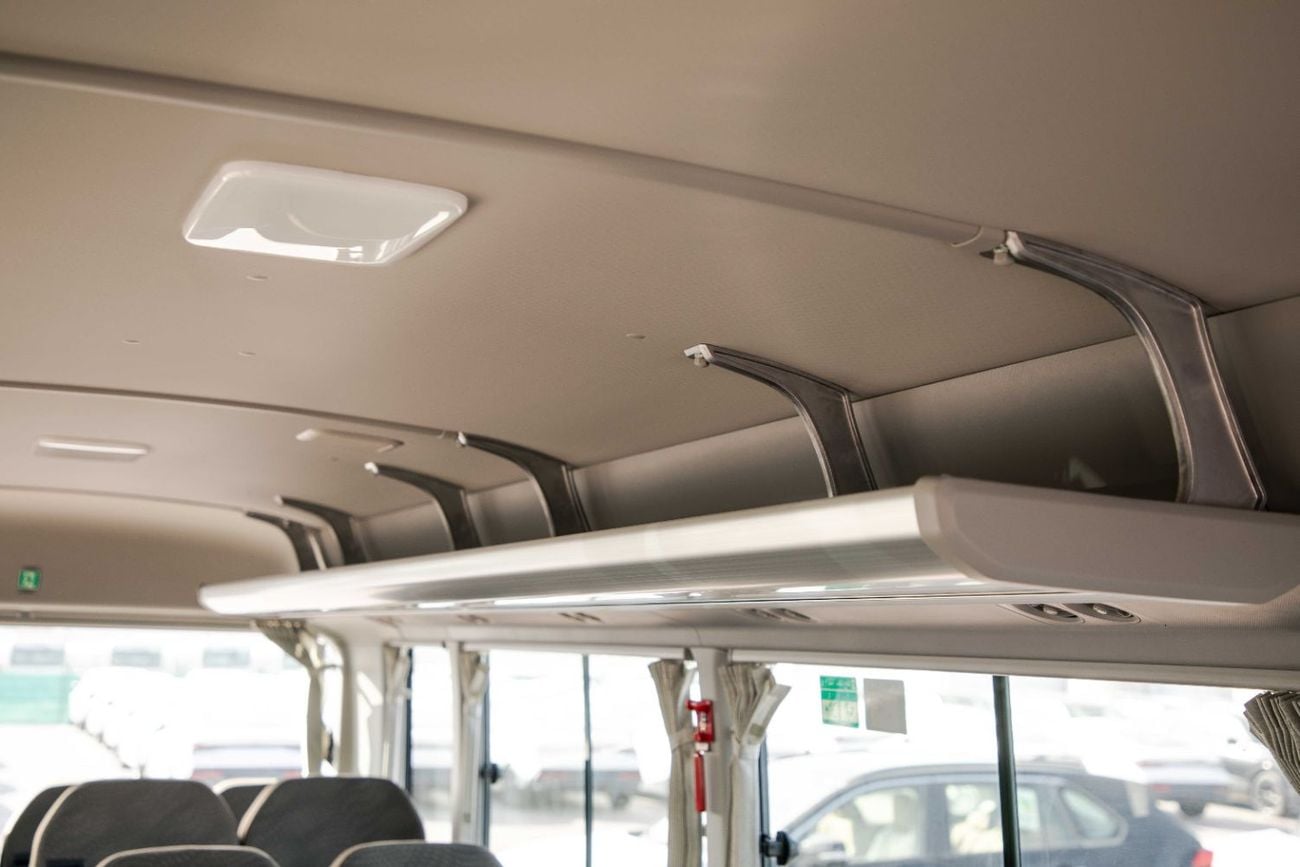 Toyota Coaster 2.7L (23-Seater) - White Inside Grey | Export Only