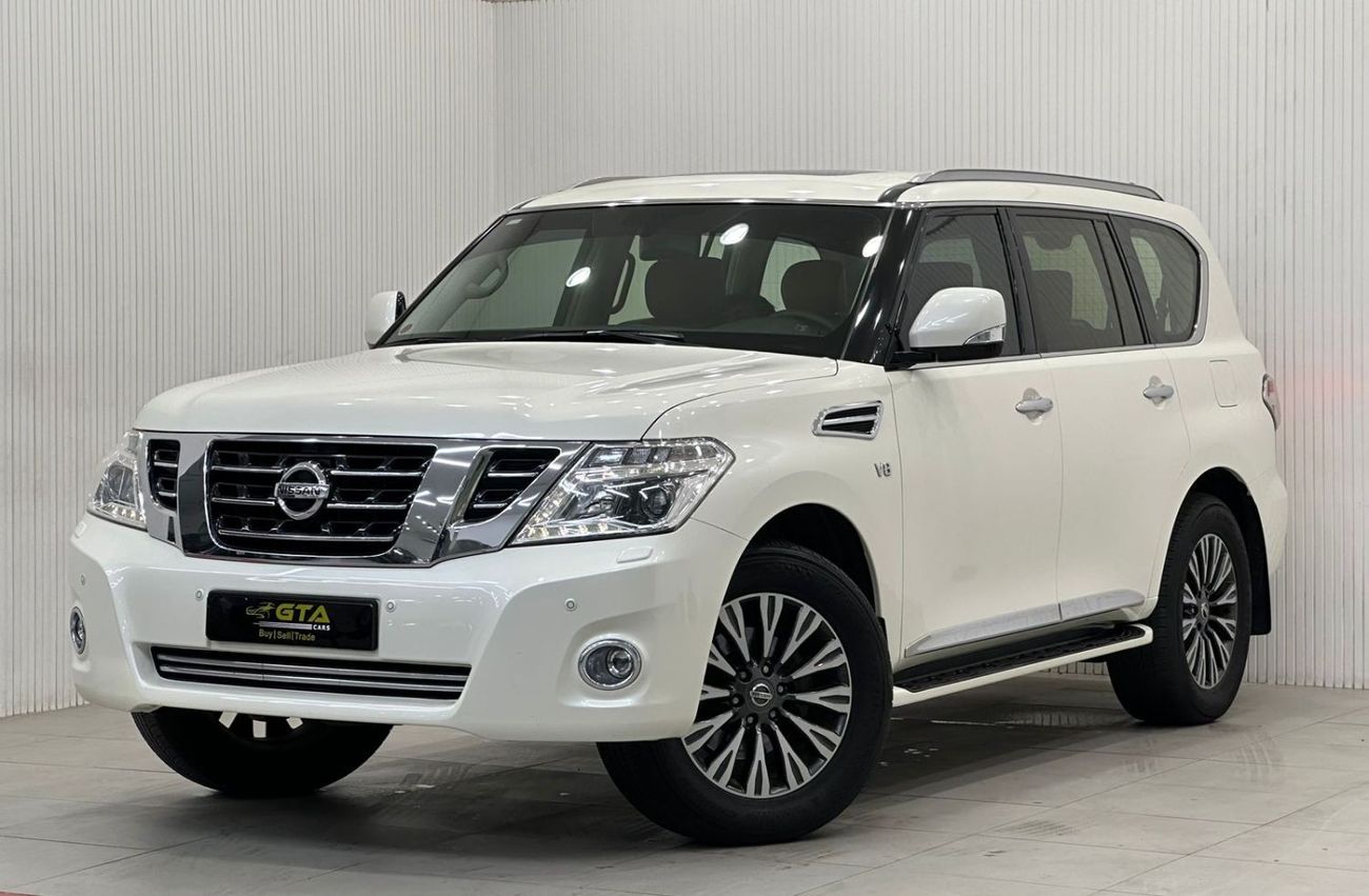Nissan Patrol LE Titanium 2018 Nissan Patrol Titanium, April 2025 Warranty, Full Al Rostamani Service History, GCC