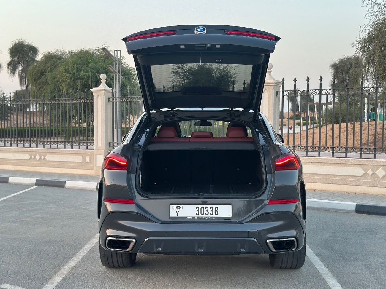 BMW X6 M50i 4.4L V8 | 2021 | GCC Specs | Warranty And Service AGMC | Full Option | Perfect Condition