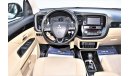 Mitsubishi Outlander AED 1199 PM | 2.4L GLX GCC DEALER WARRANTY
