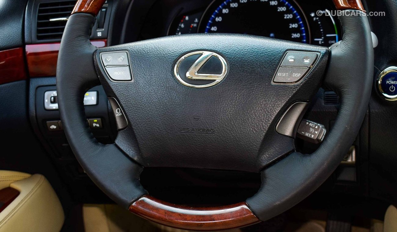 Lexus LS 600 H - HYBRID Full Service History GCC