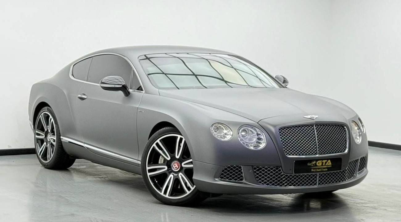 Bentley Continental GT 6.0L (565 HP) 2014 Bentley Continental GT W12, Full Service History, Excellent Condition, GCC