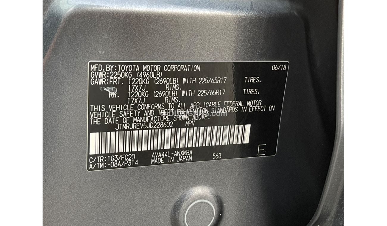 Toyota RAV4 2018 TOYOTA RAV4 XLE HYBRID IMPORTED FROM USA