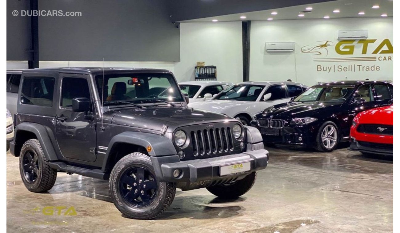 Jeep Wrangler 2018 Jeep Wrangler Sport JK, Warranty, Service History, GCC