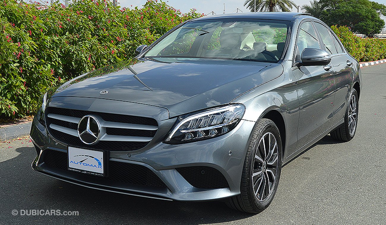 مرسيدس بنز C200 2020 AMG, GCC, 0km w/ 2Yrs Unlimited Mileage Warranty + 3Yrs Service @ EMC