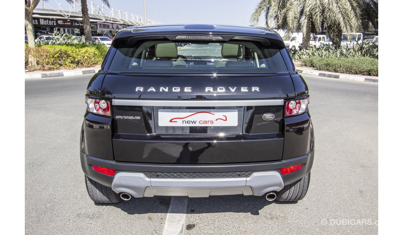 Land Rover Range Rover Evoque RANGE ROVER EVOQUE - 2013 - GCC - ZERO DOWN PAYMENT - 1550 AED/MONTHLY - 1 YEAR WARRANTY