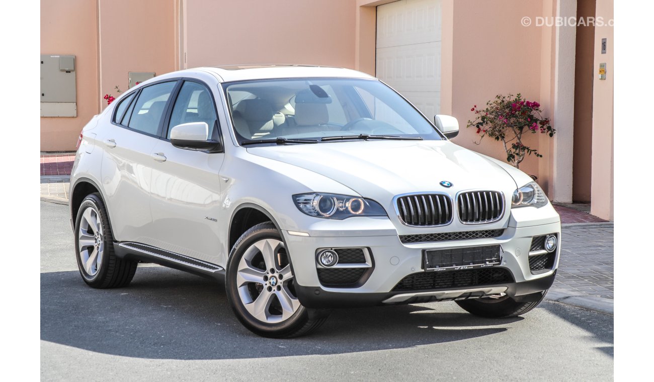 بي أم دبليو X6 X-Drive 35i 2014 GCC Warranty with Zero Down-Payment.