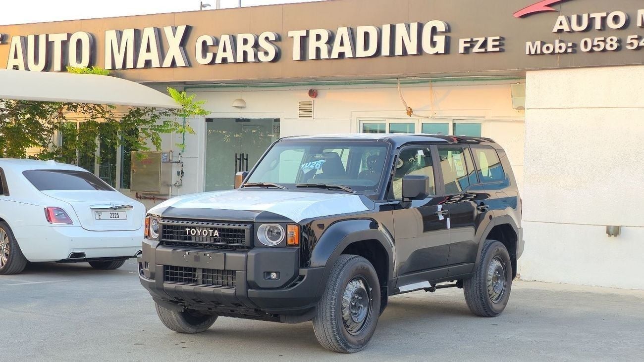 Toyota Prado  TOYOTA PRADO PETROL 2.4T E BASIC 2025 MODEL BLACK INSIDE BLACK