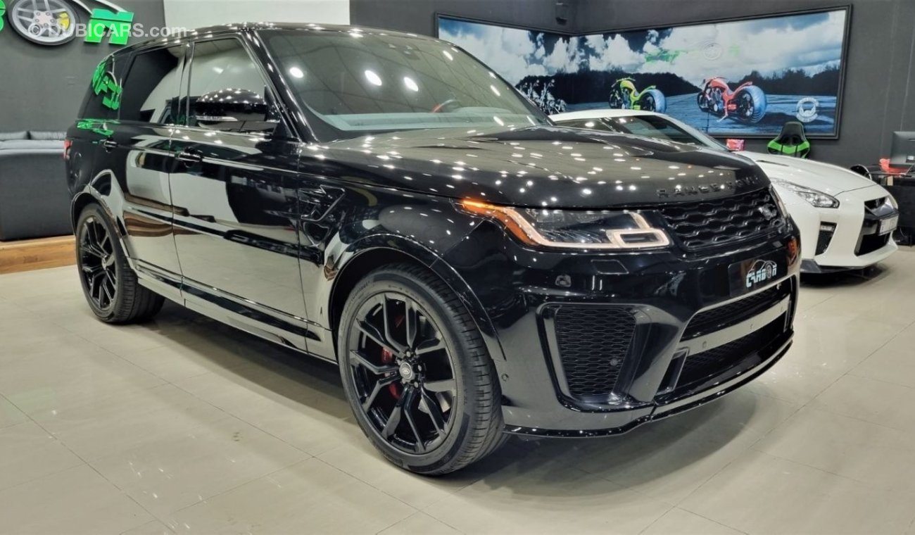 لاند روفر رانج روفر سبورت أس في آر RANGE ROVER SPORT SVR 575HP 2019 IN BEAUTIFUL CONDITION FOR 395K AED