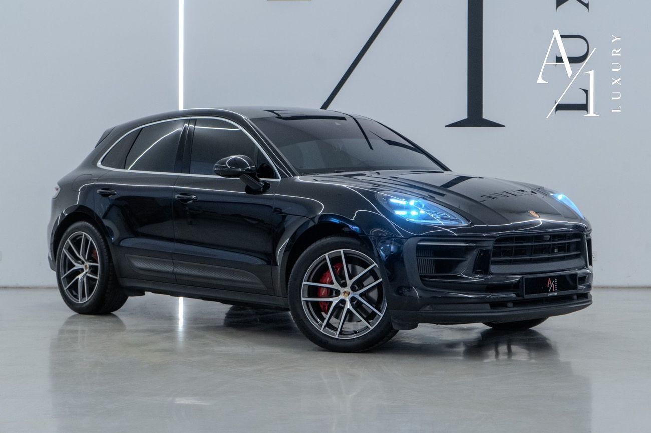 بورش ماكان S 2.9L 2022 Porsche Macan S, Full Service History, Service Contract, Excellent Condition, GCC Spec