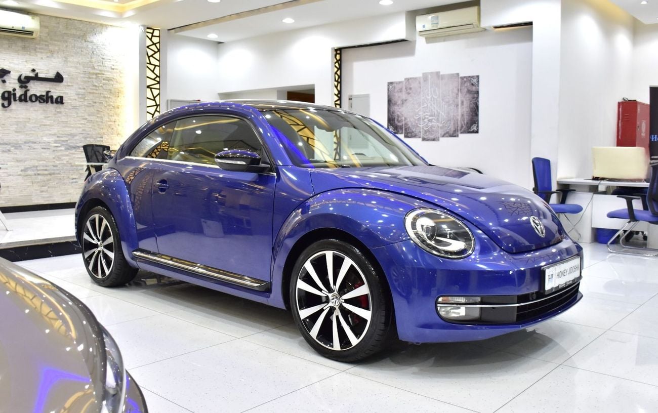 Volkswagen Beetle EXCELLENT DEAL for our Volkswagen Beetle ( 2015 Model ) in Blue Color GCC Specs
