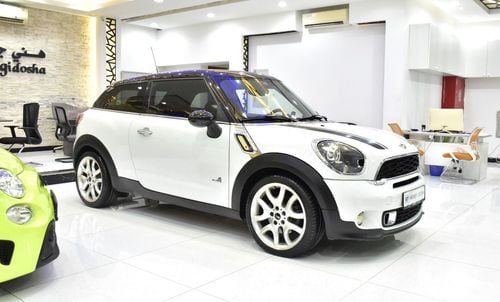 Mini Cooper S Paceman EXCELLENT DEAL for our Mini Paceman Cooper S ( 2013 Model ) in White Color GCC Specs