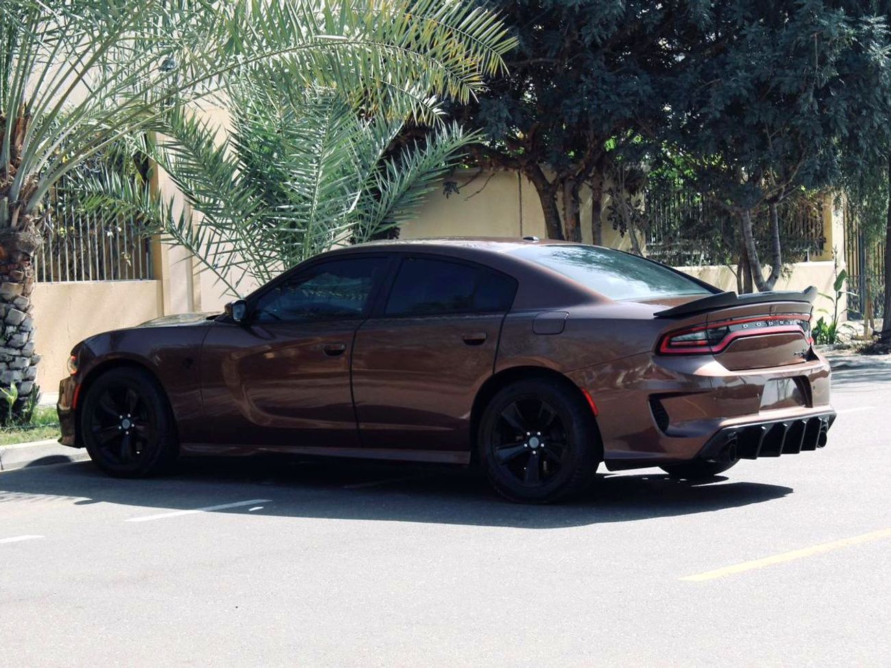 دودج تشارجر Unleash pure muscle with this Dodge Charger 2017, upgraded with an SRT body kit for an aggressive, h