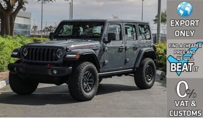 Jeep Wrangler Unlimited Rubicon Xtreme V6 3.6L 4X4 , 2024 GCC , 0Km , (ONLY FOR EXPORT)