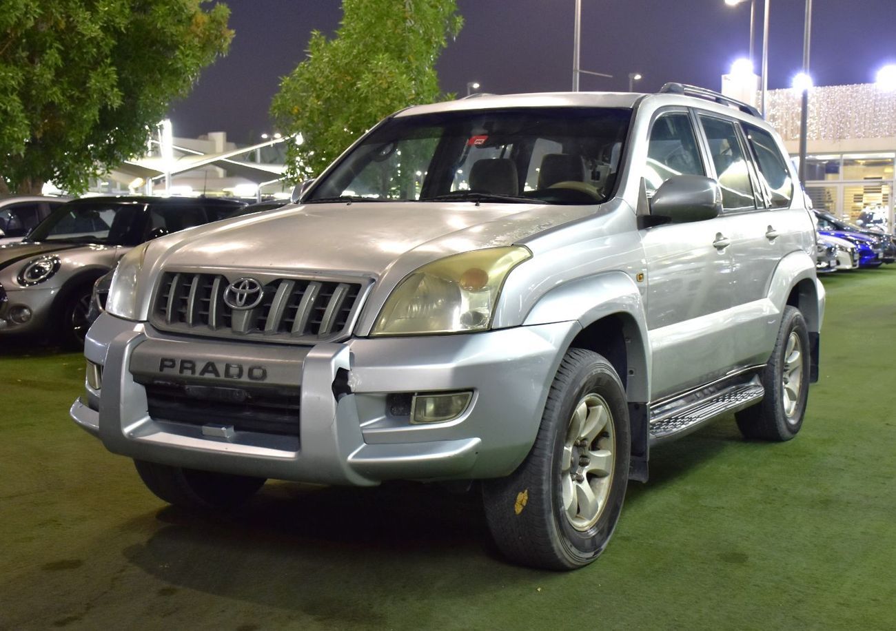 تويوتا برادو Toyota Prado VX ( 2005 Model ) in Silver Color GCC Specs