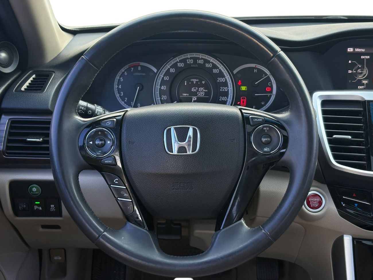 Honda Accord 2.4L I4 A/T | 2017 | GCC SPECS | All Original Paint | AED 990 per month