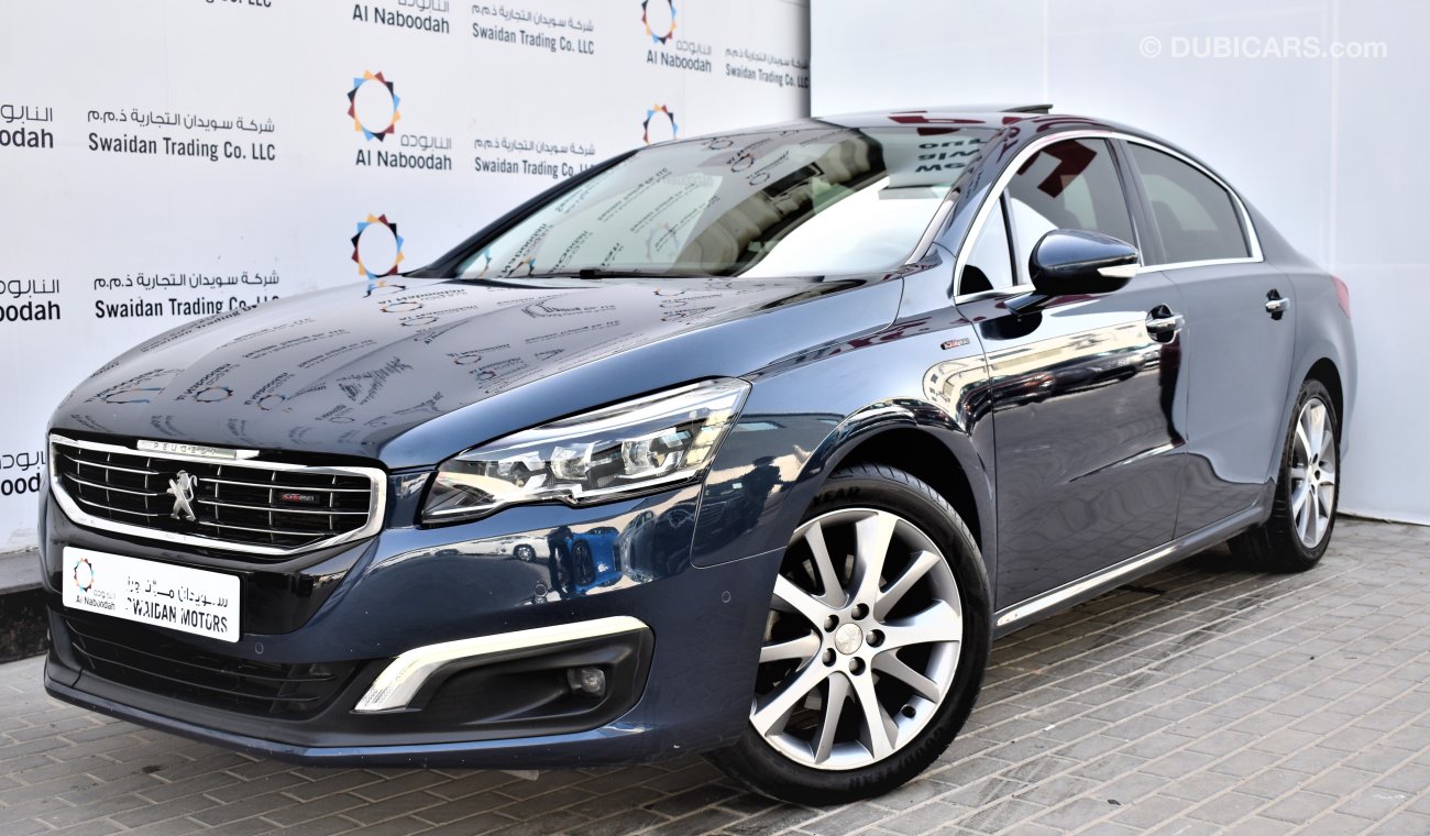 Peugeot 508 1.6L GT LINE 2016 GCC