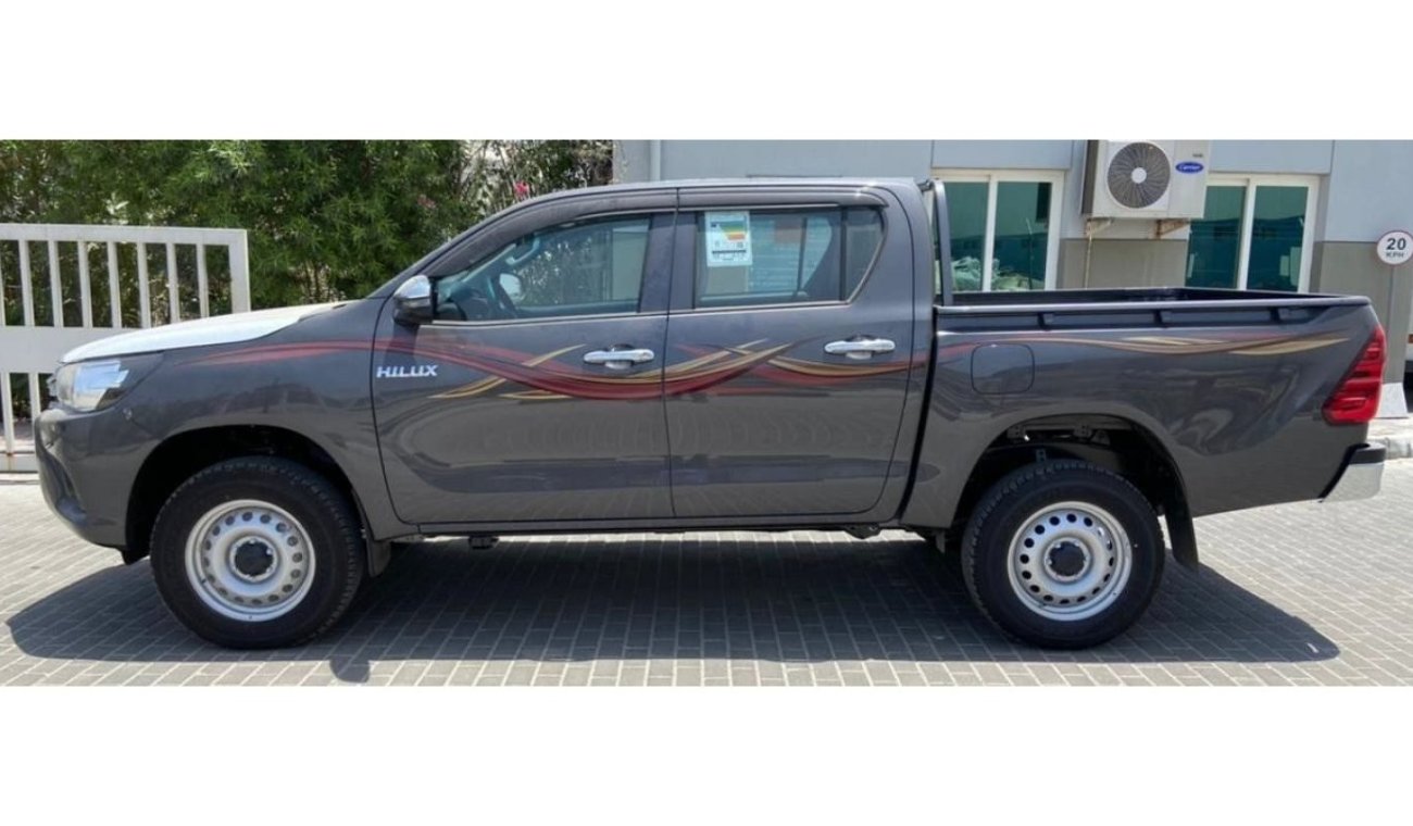 Toyota Hilux DC DIESEL 2.4L 4x4 6MT Plast Bump, AC, 6STR, AIR COMP, 2SPK, 2ABG, AVAILABLE IN COLORS