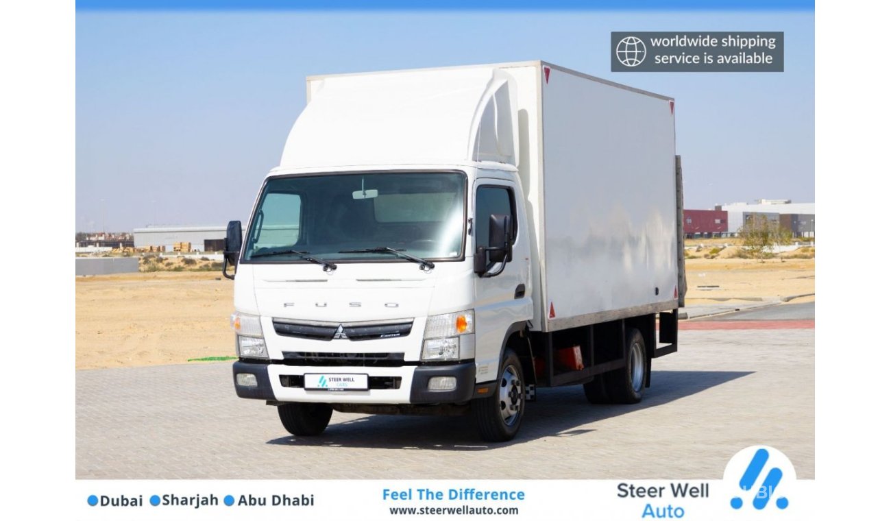 Mitsubishi Canter 2022 Closed Box with Tail Lift - Short Chassis - Diesel MT - Low Mileage - GCC