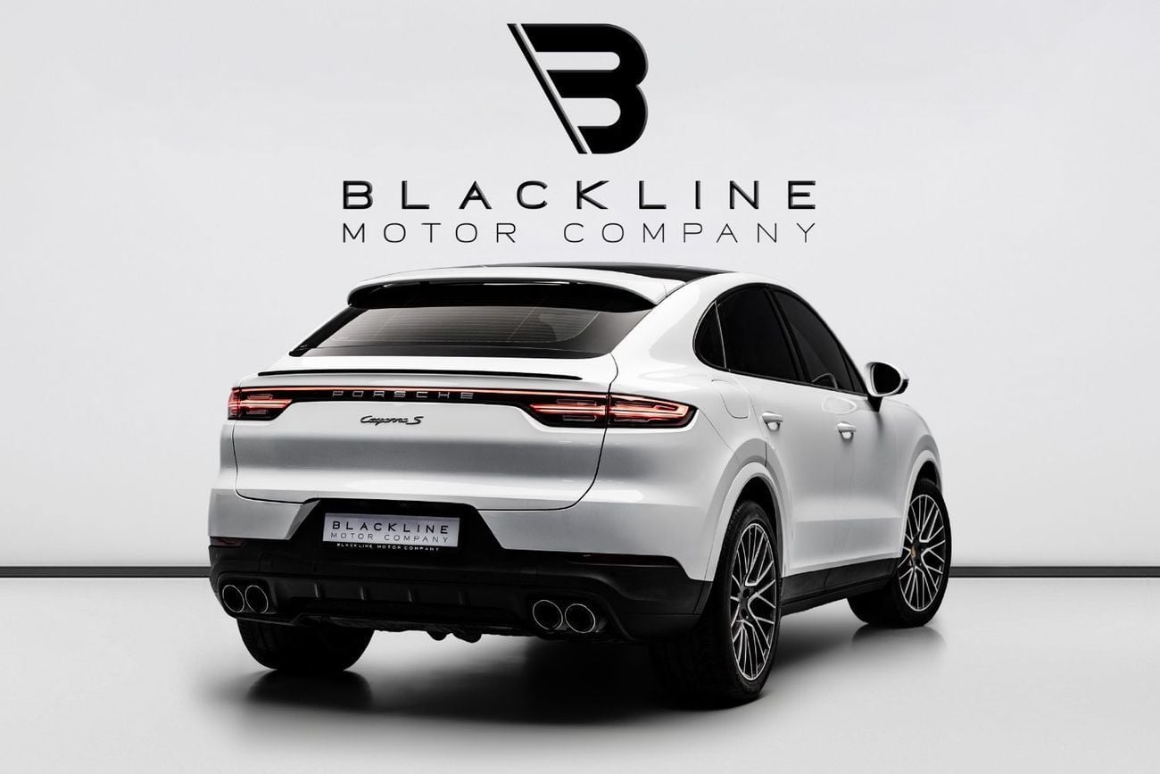 Porsche Cayenne S Coupe BUY NOW, PAY 2027 | THE BLACKLINE STANDARD | Warranty, Full Service History, GCC