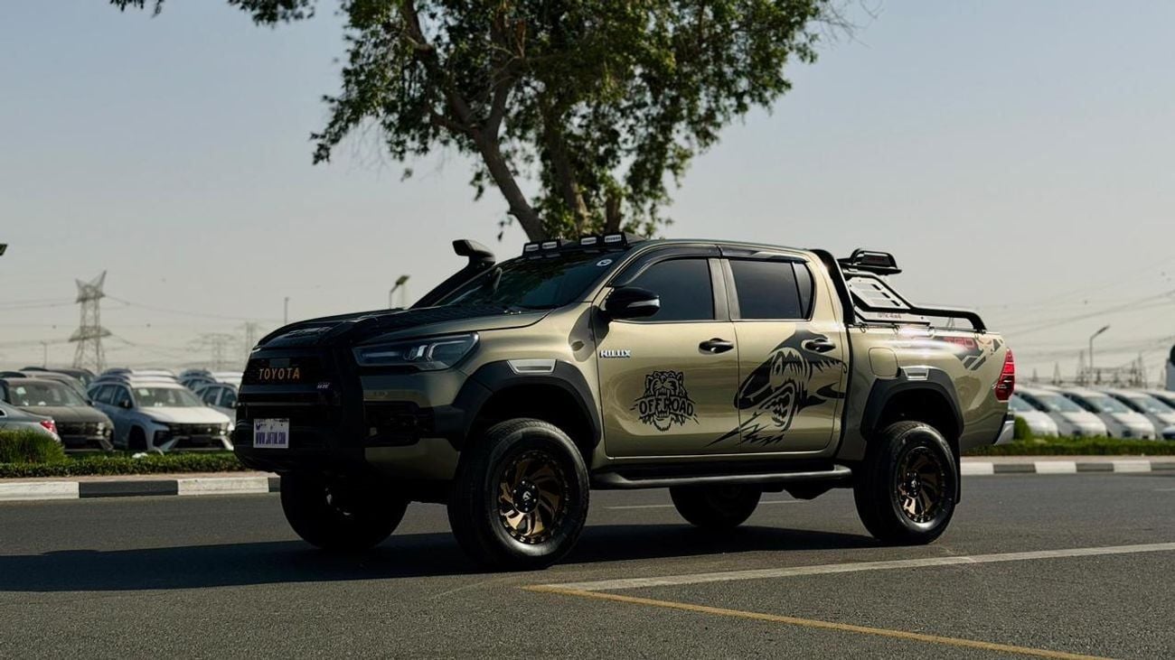 Toyota Hilux 2023 | 2.8L DIESEL | AUTOMATIC TRANSMISSION | RHD | GR ROCCO KIT INSTALLED | HEAVY 4X4 SPORTS BAR WI