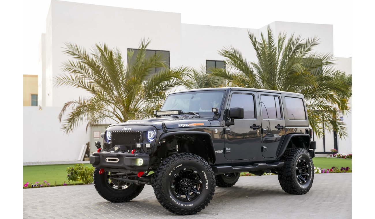 جيب رانجلر Unlimited Jeepers Edition Supercharged - 1 Of A Kind! - AED 2,526 PM - 0% DP