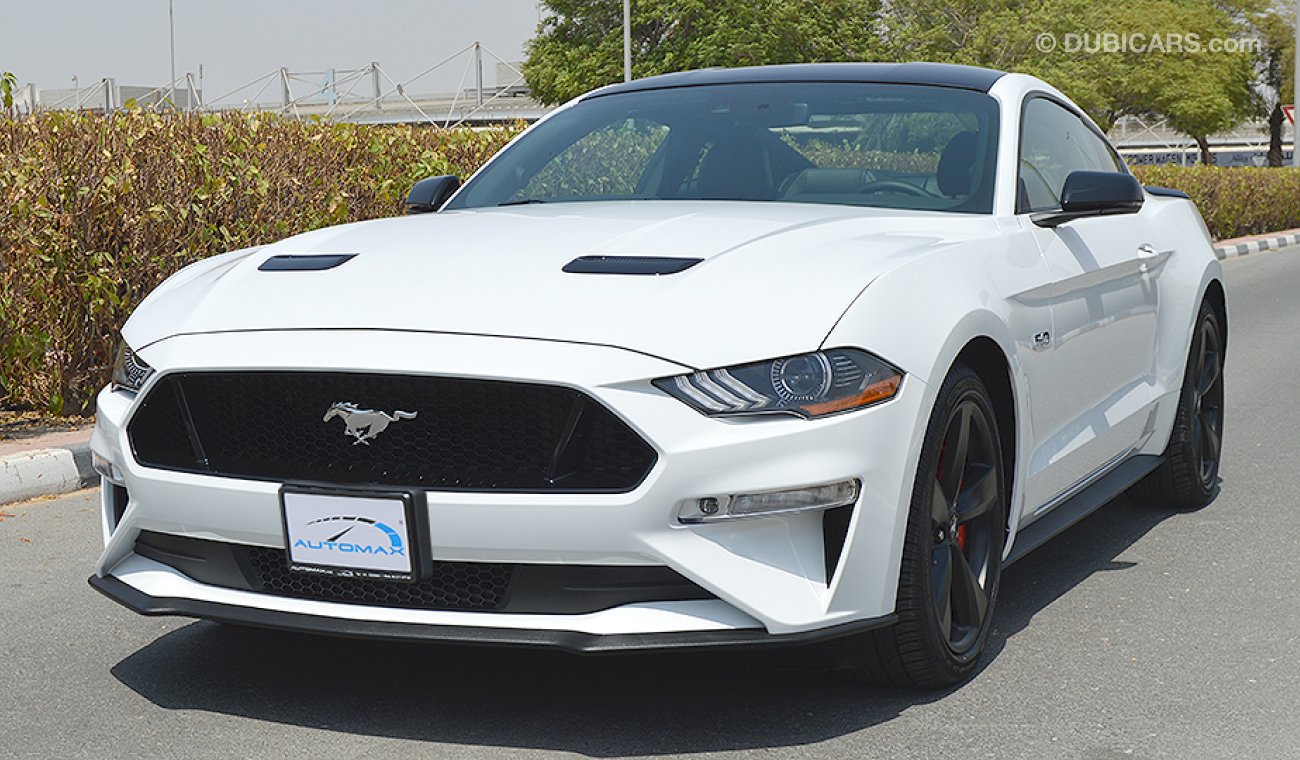 Ford Mustang 2019 GT Premium 5.0 V8 GCC, 0km w/ 3Yrs or 100K km Warranty + 60K km Service @ Al Tayer