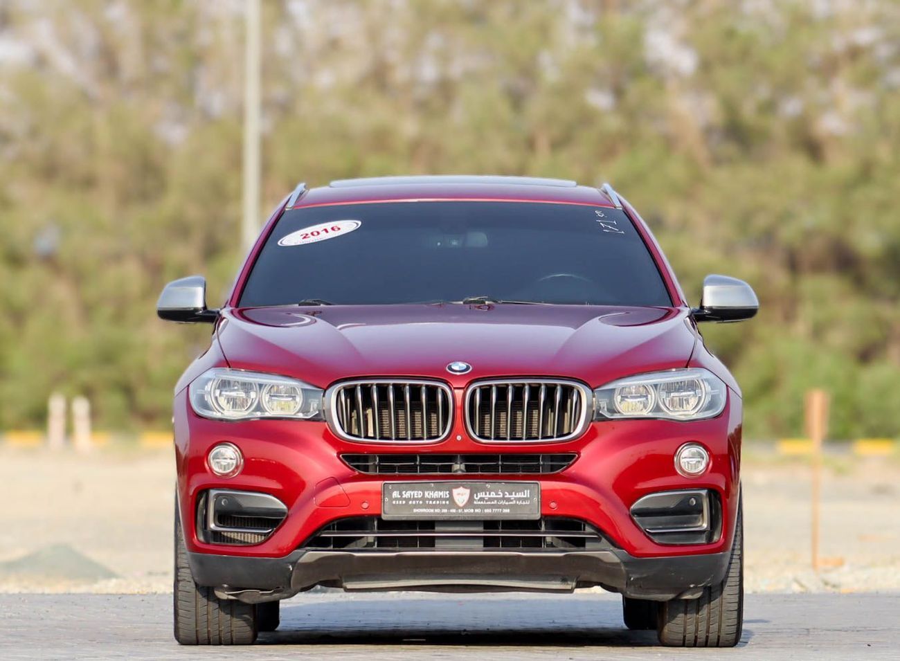 بي أم دبليو X6 50i Exclusive 4.4L BMW X6 xDrive50i 2016 – V8, 4.4L, GCC, Original Paint, Accident-Free, Excellent C