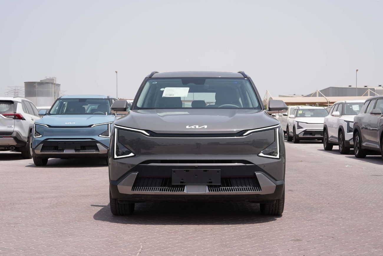 كيا EV5 2024 KIA EV5 LAND 530 - رمادي من الداخل أسود وأزرق | للتصدير فقط