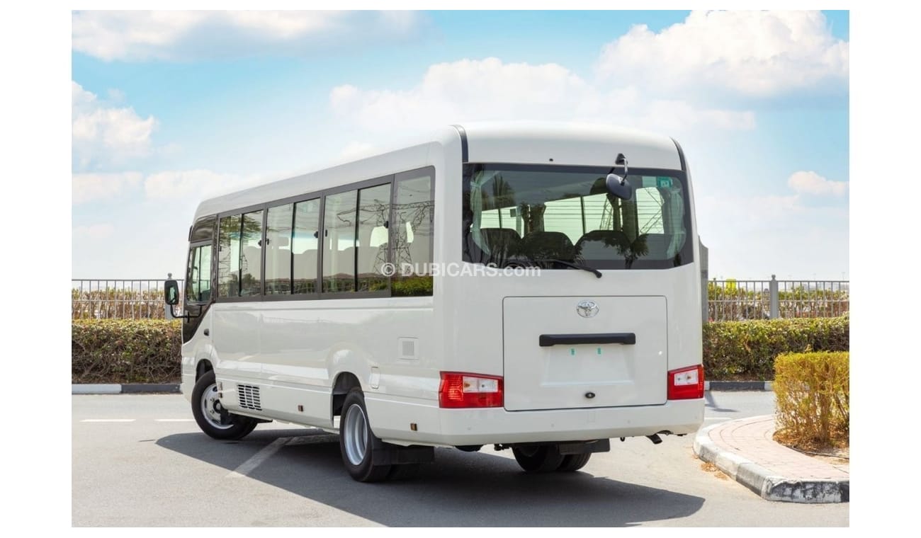 تويوتا كوستر 2023 Toyota Coaster 4.2L 23 Seats + 3 Point Seat Belt + Auto Pass. Door + Door Step Light