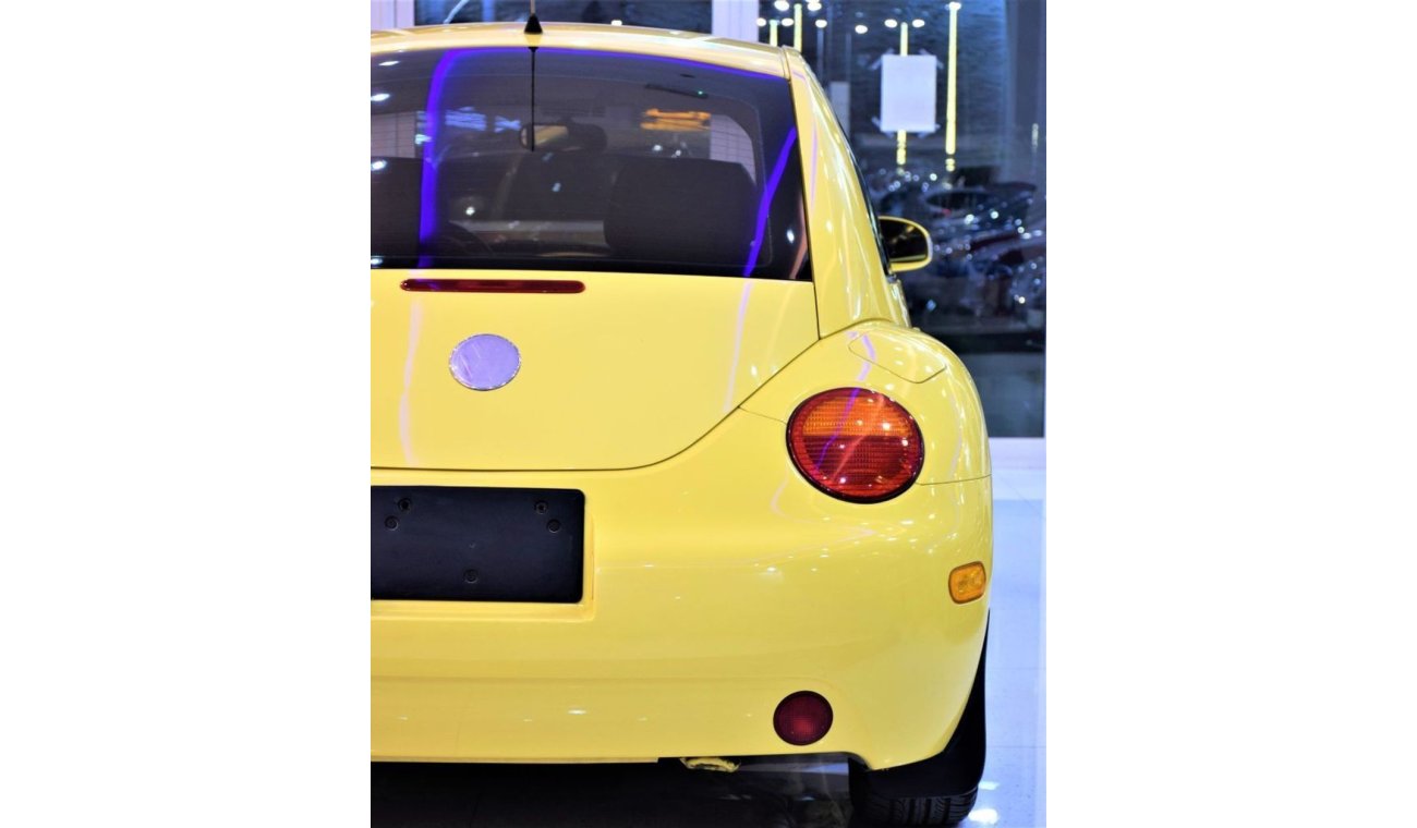فولكس واجن بيتيل AMAZING Volkswagen Beetle 2003 Model!! in Yellow Color! Japanese Specs