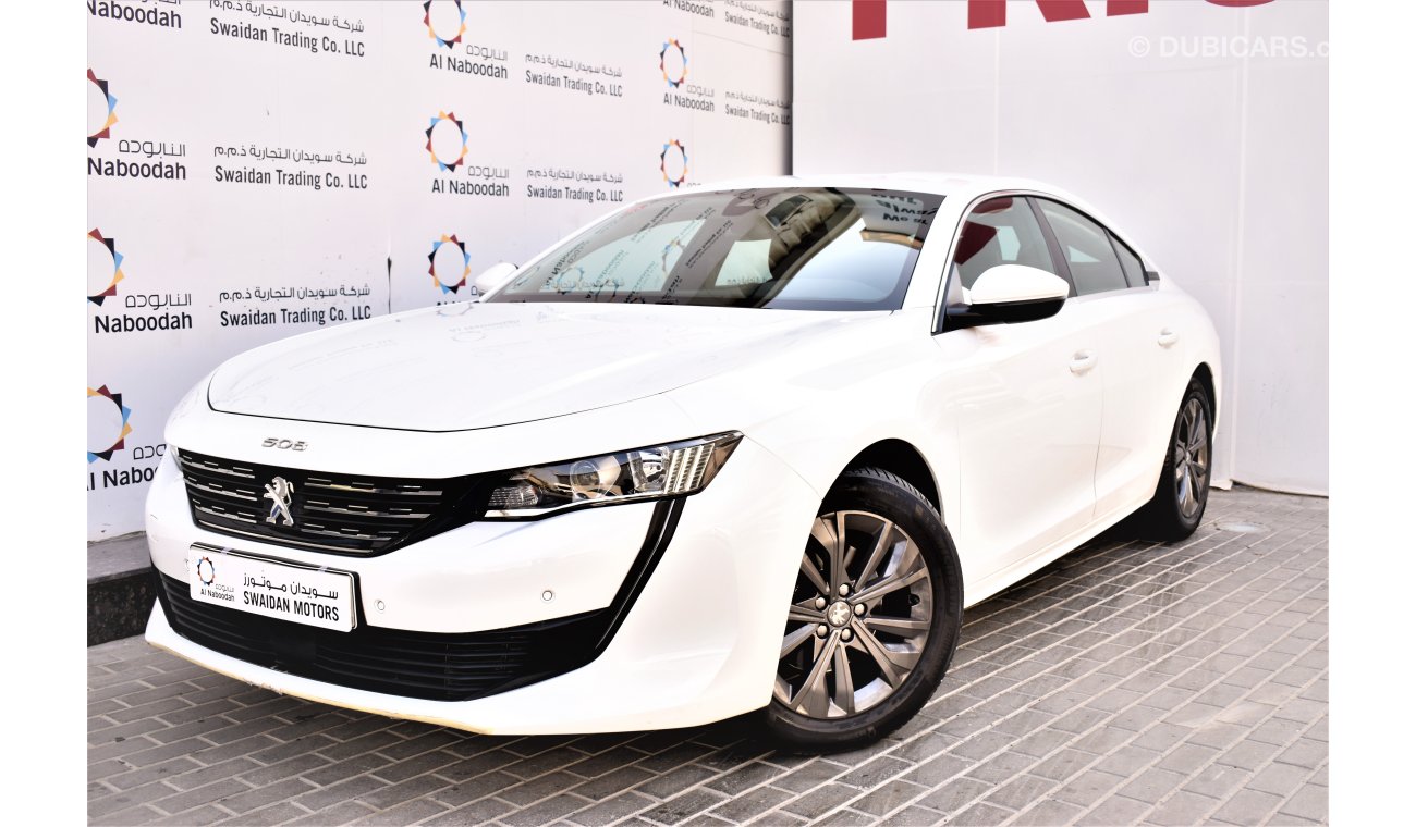 Peugeot 508 AED 1566 PM | 1.6L R8 ACTIVE GCC WARRANTY