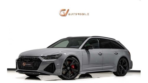 Audi RS6 EURO - With Warranty and Service Contract (Al Nabooda)