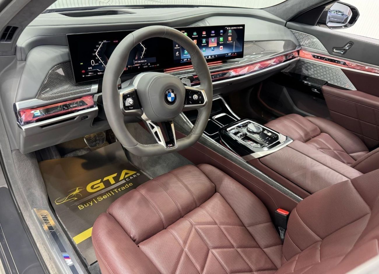 بي أم دبليو 760Li 2023 BMW 760i M-Sport, 2027 BMW Warranty + Service Pack, Fully Loaded, Low Kms, GCC