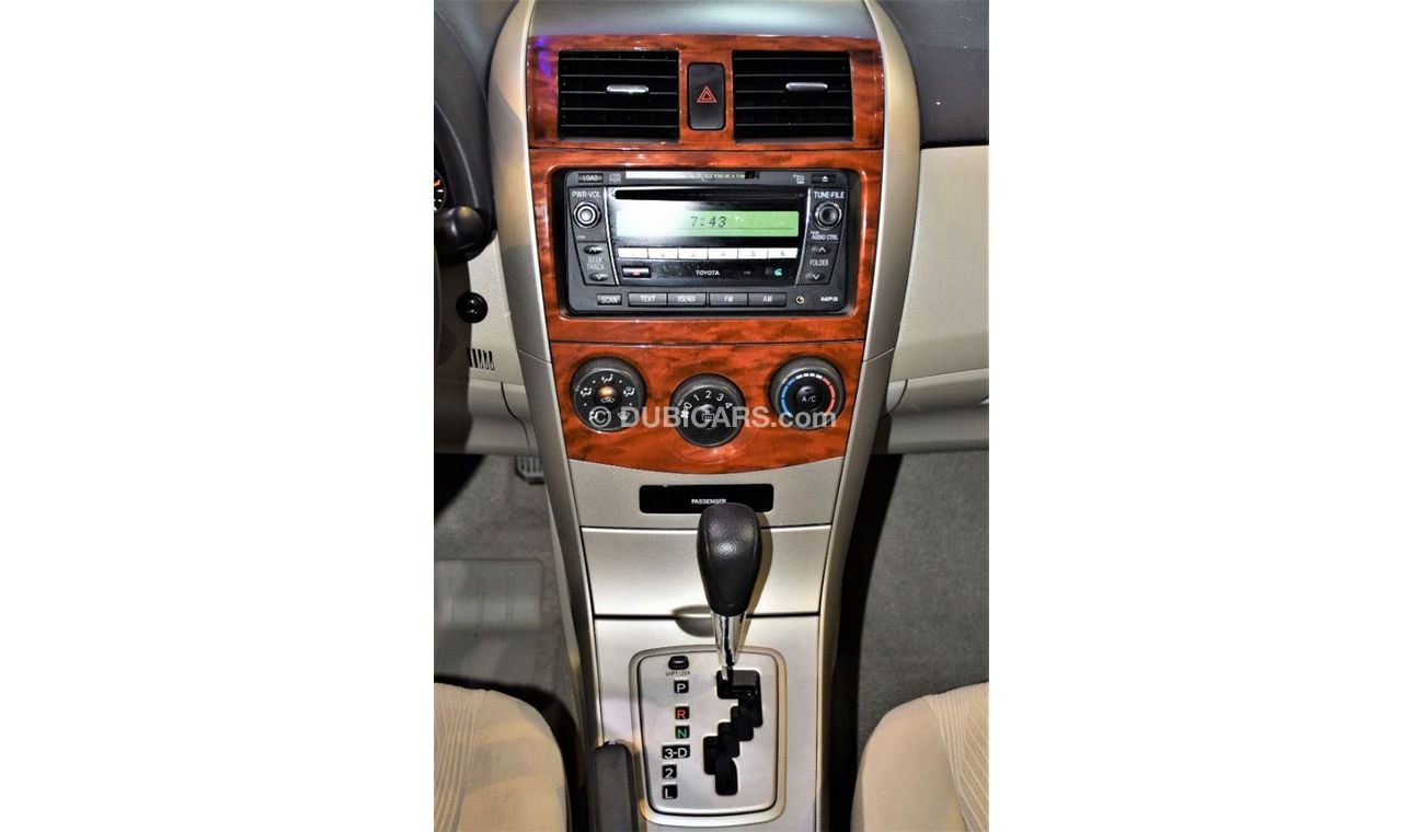 تويوتا كورولا Amazing Toyota Corolla XLi 2012 Model!! in Black Color! GCC Specs