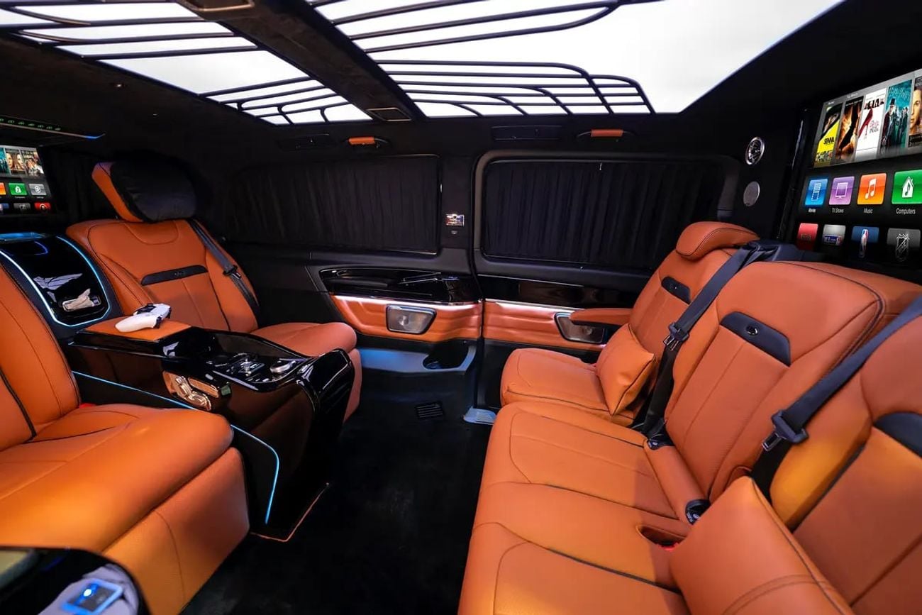 Mercedes-Benz V 300 ARRIVAL MODEL VIP MERCEDES GCC V300 with ADDITIONAL REAR AC - 2 Years Warranty by VLINE