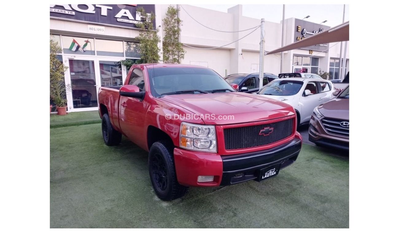 شيفروليه سيلفارادو بيك أب باب واحد موديل 2009 خليجى لون أحمر بدون حوادث رنجات  مثبت سرعة تحكم بحالة ممتازة