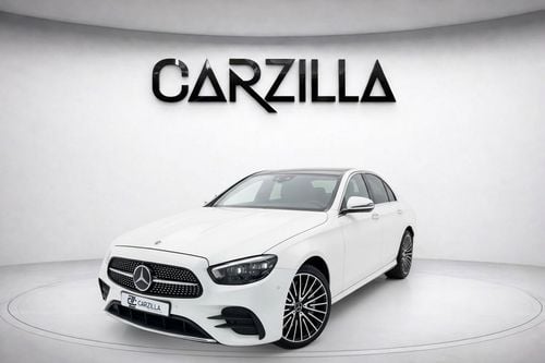 مرسيدس بنز E 350 AED 2,252 P.M l 0% Downpayment l E350 AMG l Excellent Condition