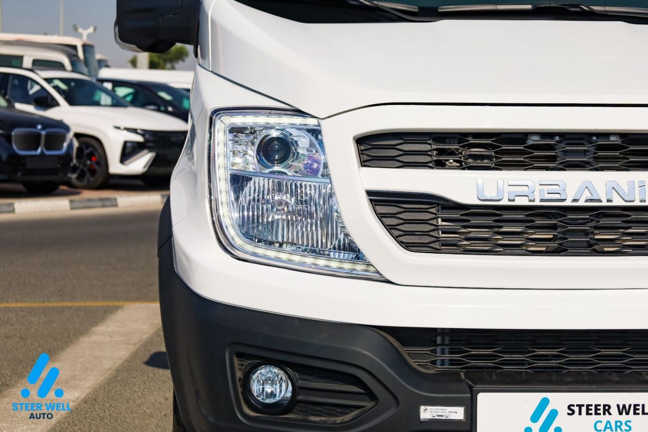 فورس أوربانيا 2026 GCC Specs | 14-Seater | 2.6L Turbo DSL | High Roof | 5 Speed MT | Passenger Van | For Export
