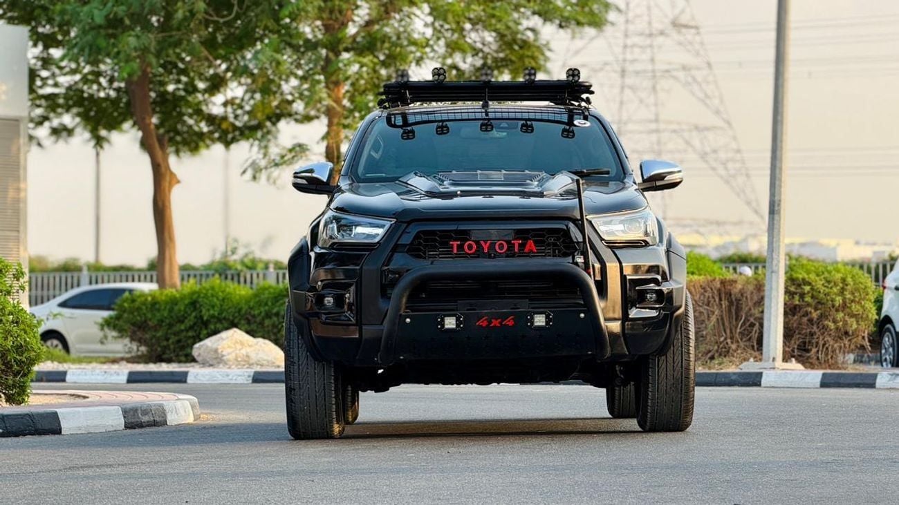 Toyota Hilux MODIFIED TO ROCCO GR SPORTS | NUDGE BAR | AUTO TRANSMSSION | LEATHER SEATS | JBL MULTIMEDIA SCREEN A