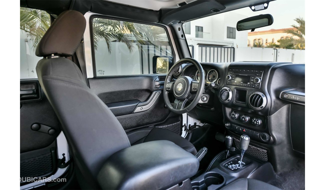 Jeep Wrangler Sport - AED 1,645 Per Month - 0% DP