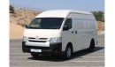 Toyota Hiace 2017 | HIACE HIROOF DELIVERY VAN WITH EXCELLENT CONDITION AND GCC SPECS